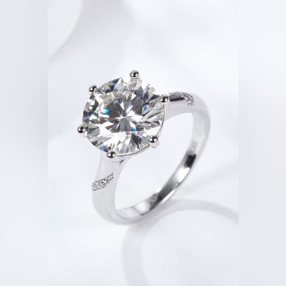 5 CaratMoissanite Solitaire Ring